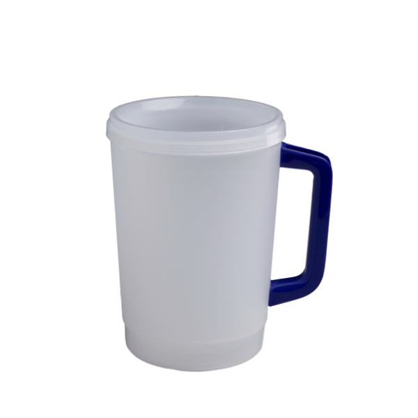 Double wall insulated frosty 32 oz. mug.... from ASI 91265 ZZ CLOSED - Timberwolf Products / Timberwolf Alladin Plastics