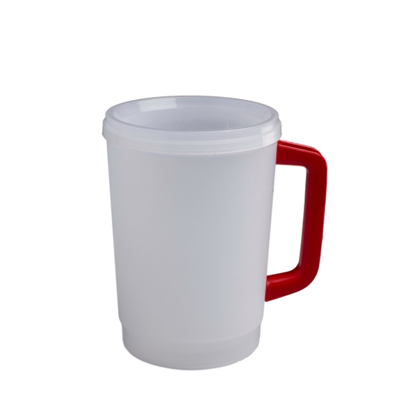 Double wall insulated frosty 32 oz. mug.... from ASI 91265 ZZ CLOSED - Timberwolf Products / Timberwolf Alladin Plastics