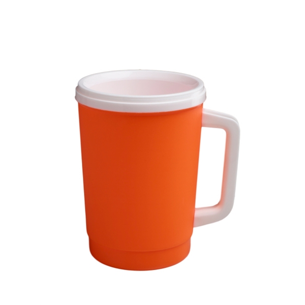 Double wall insulated frosty 32 oz. mug.... from ASI 91265 ZZ CLOSED - Timberwolf Products / Timberwolf Alladin Plastics