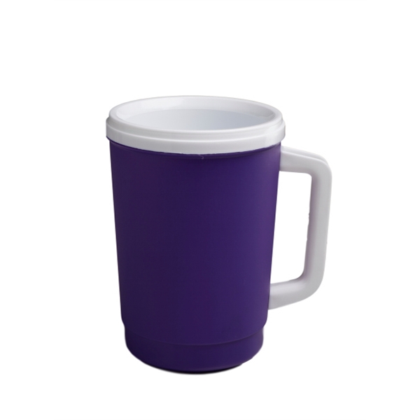 Double wall insulated frosty 32 oz. mug.... from ASI 91265 ZZ CLOSED - Timberwolf Products / Timberwolf Alladin Plastics