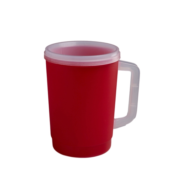 Double wall insulated frosty 32 oz. mug.... from ASI 91265 ZZ CLOSED - Timberwolf Products / Timberwolf Alladin Plastics
