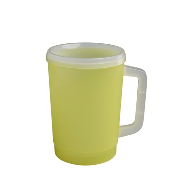 Double wall insulated frosty 32 oz. mug.... from ASI 91265 ZZ CLOSED - Timberwolf Products / Timberwolf Alladin Plastics