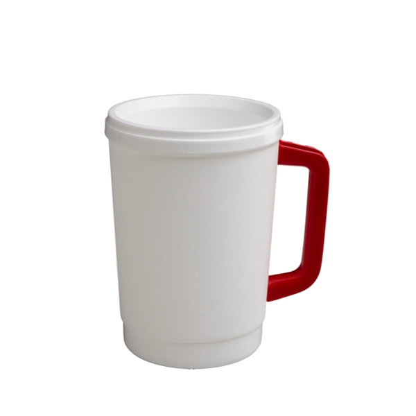 Double wall insulated frosty 32 oz. mug.... from ASI 91265 ZZ CLOSED - Timberwolf Products / Timberwolf Alladin Plastics