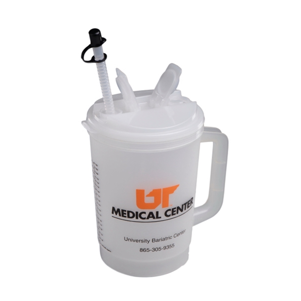 Double wall insulated frosty 32 oz. mug.... from ASI 91265 ZZ CLOSED - Timberwolf Products / Timberwolf Alladin Plastics