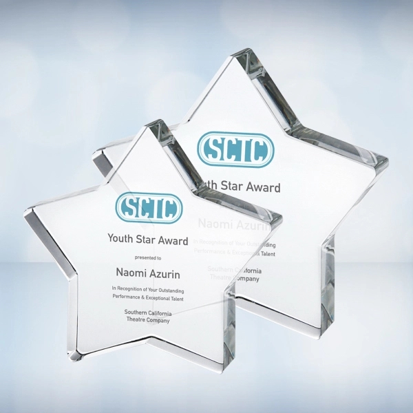 Mystical Star paperweight is made of optical crystal, measures 3 1/2"... from ASI 47791 Best Deal Awards