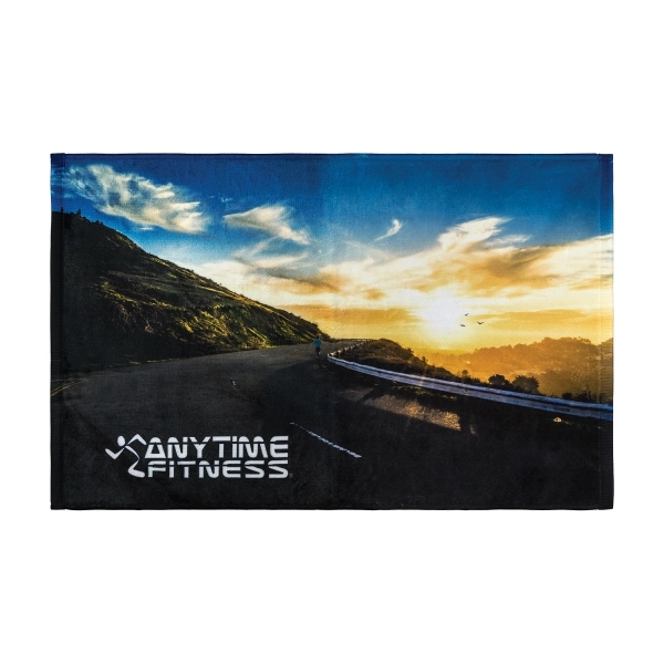 11" x 18" subli-plush velour sports towel.... from ASI 90913 Terry Town