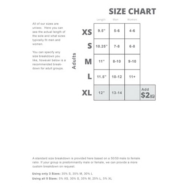 Two-layer EVA foam flip flop with die-cut "talking footprint" and vinyl... from ASI 55030 ZZ DROPPED - Footprints USA