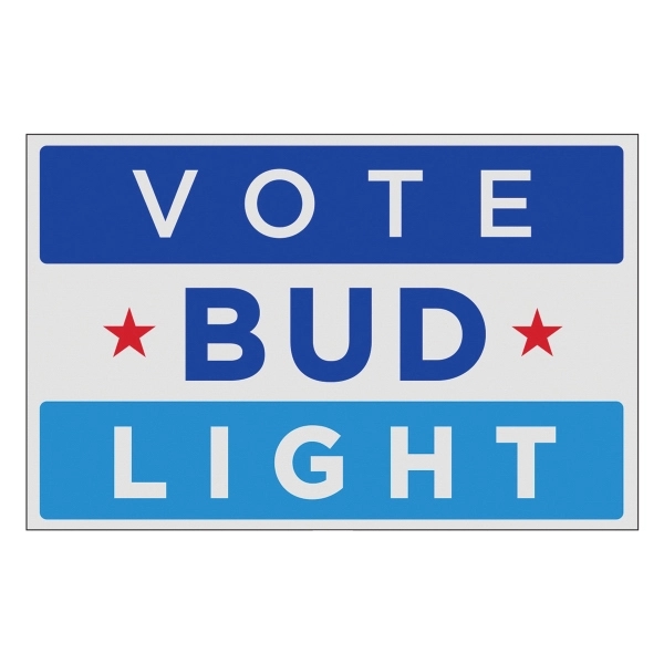 Digitally printed cheer sign, 12" x 17".... from ASI 67620 Lion Circle Corp / Lion/Circle