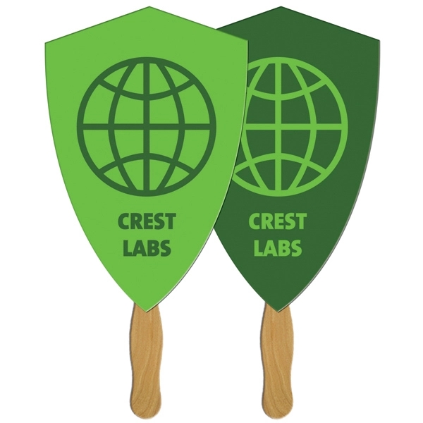 Crest digital sandwich fan, material high density 14pt. white poster board.... from ASI 67620 Lion Circle Corp / Lion/Circle
