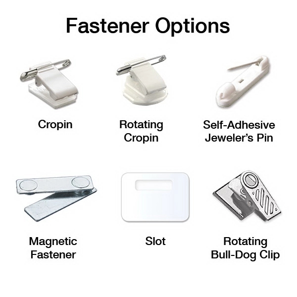 Top quality personalized permanent name badges with single or dual-sided full... from ASI 79898 Promovision / PROMOVISION