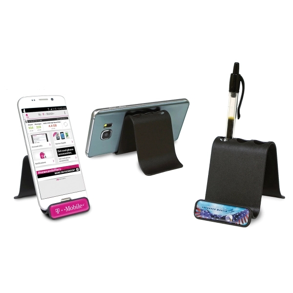Curved phone stand with pen holder... from ASI 61966 HPG / HandStands