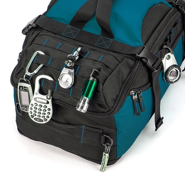 Padded convertible duffel with adjustable compartment dividers; unzips and rolls up.... from ASI 88060 Snugz/USA Inc / Sweda®