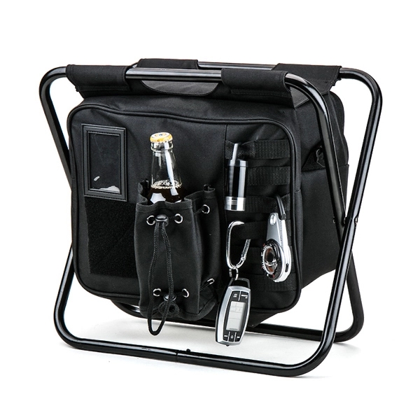 Camping chair with an aluminum frame, several storage areas, and an... from ASI 88060 Snugz/USA Inc / Sweda®