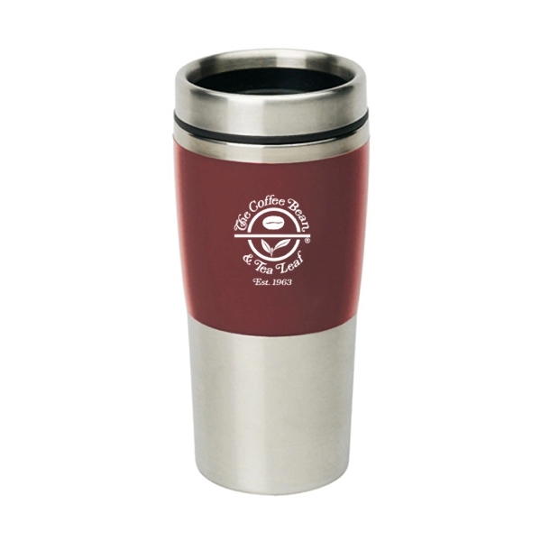 16oz. Double wall stainless steel tumbler with stainless steel liner.... from ASI 40544 Binaco / Binaline