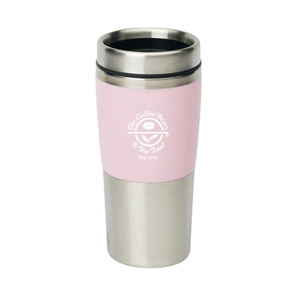 16oz. Double wall stainless steel tumbler with stainless steel liner.... from ASI 40544 Binaco / Binaline