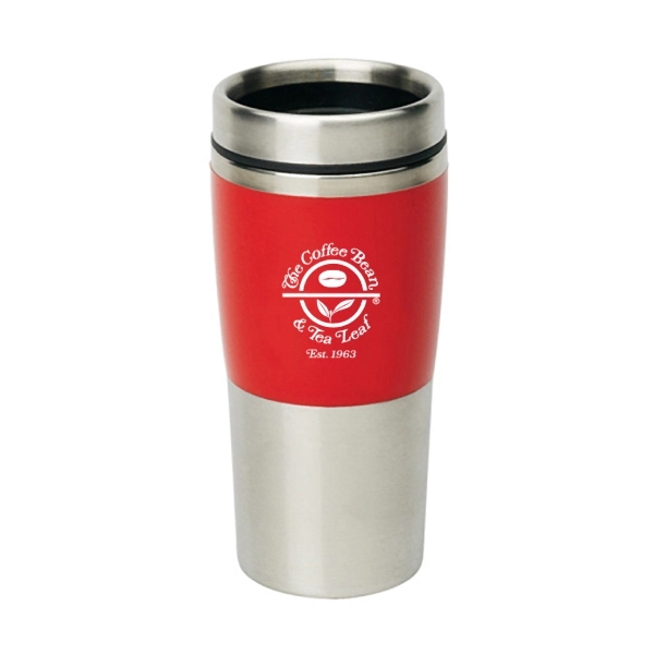16oz. Double wall stainless steel tumbler with stainless steel liner.... from ASI 40544 Binaco / Binaline