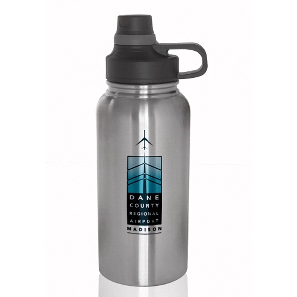32 oz. stainless steel, vacuum sealed water bottle with a screw-on,... from ASI 39552 BEL Promo