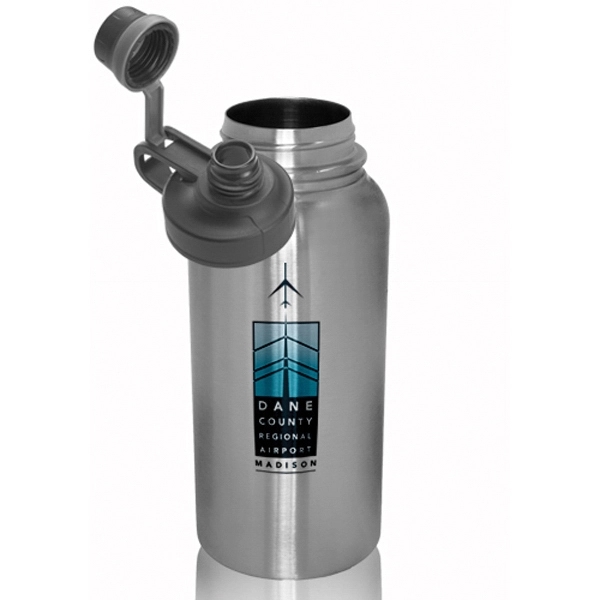32 oz. stainless steel, vacuum sealed water bottle with a screw-on,... from ASI 39552 BEL Promo