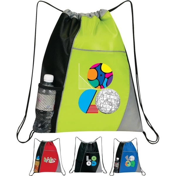 Bag made of 210 Denier polyurethane and diamond non woven polypropylene... from ASI 46420 Continental Mkting Svc Inc / CMBags