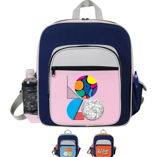 Backpack made of poly 600 denier and measuring 11" x 12.5"... from ASI 46420 Continental Mkting Svc Inc / CMBags