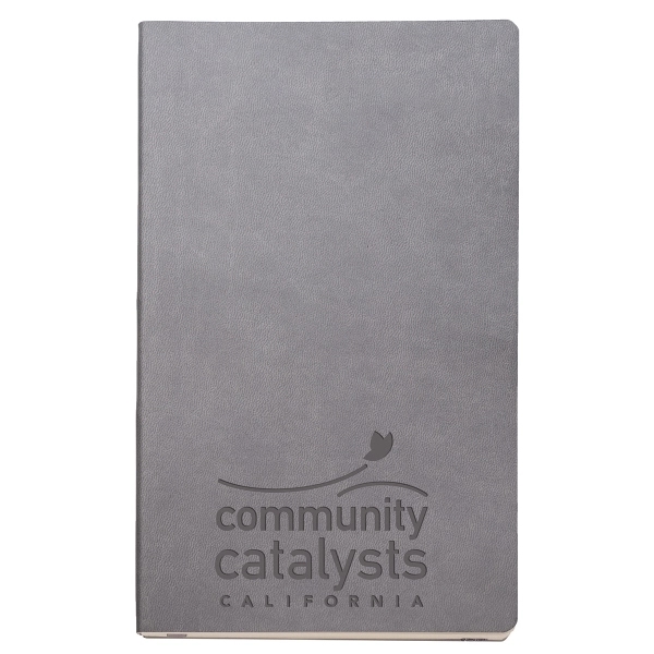 5 1/4" x 8 1/4" journal designed with soft leather-like flexible... from ASI 50873 Drum-Line / Drum-line Inc