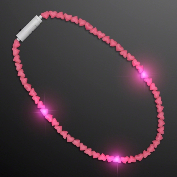Light Up Blinky Heart Beads, 30" Long.... from ASI 34194 ALightPromos / Alight Promotional Products