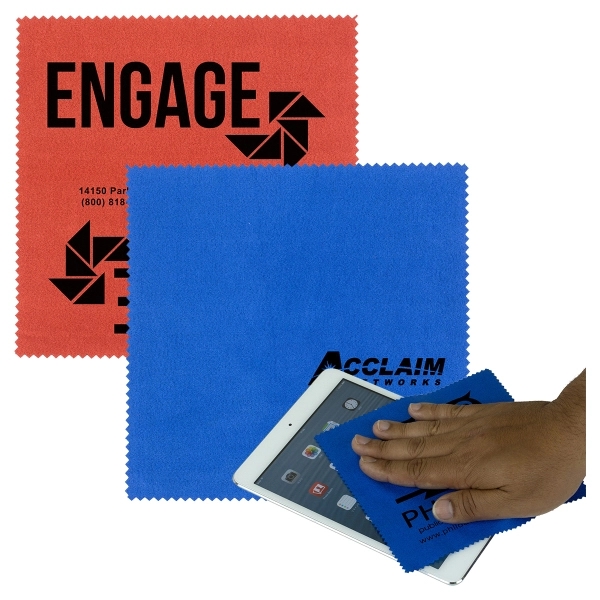 6" square polyester-polyamide screen cleaning cloths.... from ASI 62660 Innovation Line