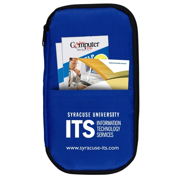 4 1/2" x 8 1/2" 420 Denier polyester zippered tech accessories... from ASI 62660 Innovation Line