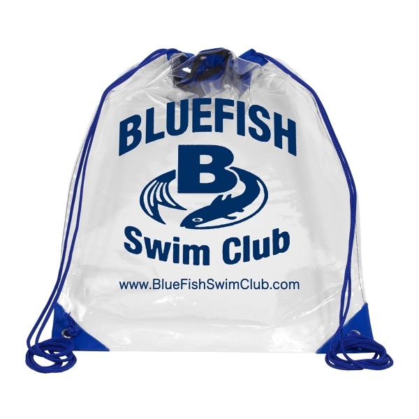 Clear cinch pack backpack with drawstring closure.... from ASI 62660 Innovation Line