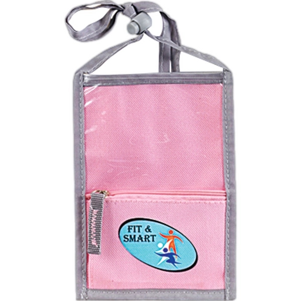 Badge/ ID organizer neck wallet. Made of 600 denier, this badge/ID... from ASI 46420 Continental Mkting Svc Inc / CMBags