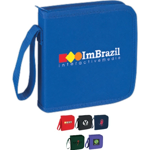 Deluxe 12-CD holder. Made of poly 600 denier with foam padding... from ASI 46420 Continental Mkting Svc Inc / CMBags