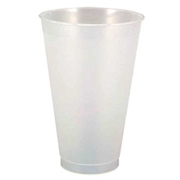 Durable 14 oz. Frost-Flex plastic stadium cup, ideal for events, promotions,... from ASI 67075 Leprechaun Promotions, LLC / Leprechaun Promotions