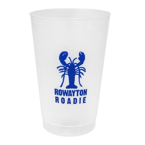 Durable 24 oz. Frost-Flex plastic stadium cup, ideal for events, promotions,... from ASI 67075 Leprechaun Promotions, LLC / Leprechaun Promotions