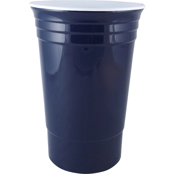 16 oz. double wall insulated plastic cup keeps drinks cold. Durable,... from ASI 67075 Leprechaun Promotions, LLC / Leprechaun Promotions