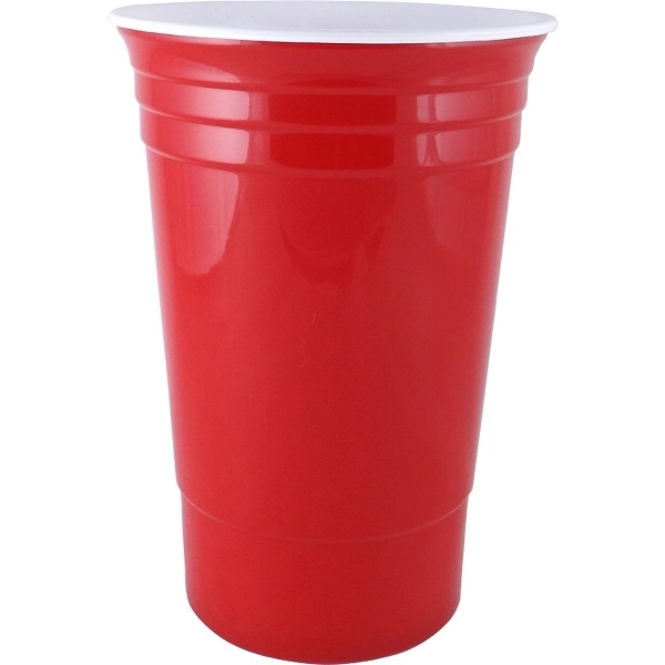 16 oz. double wall insulated plastic cup keeps drinks cold. Durable,... from ASI 67075 Leprechaun Promotions, LLC / Leprechaun Promotions