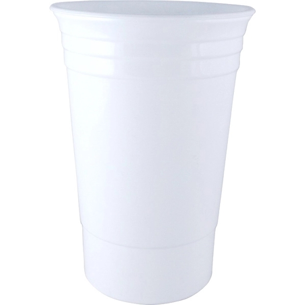 16 oz. double wall insulated plastic cup keeps drinks cold. Durable,... from ASI 67075 Leprechaun Promotions, LLC / Leprechaun Promotions