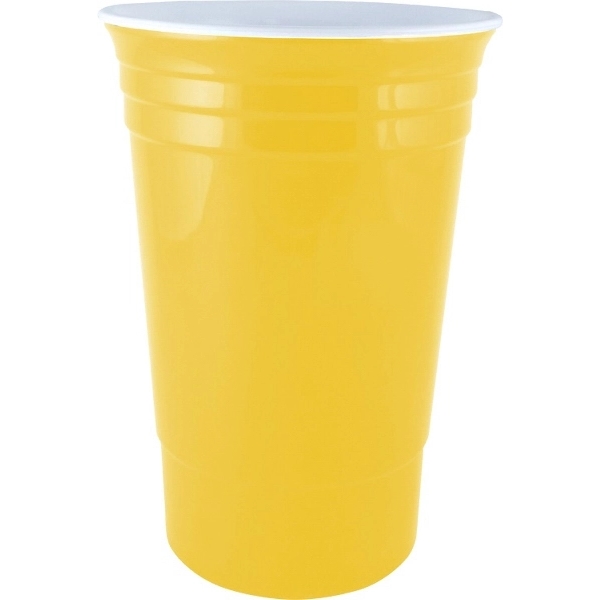 16 oz. double wall insulated plastic cup keeps drinks cold. Durable,... from ASI 67075 Leprechaun Promotions, LLC / Leprechaun Promotions