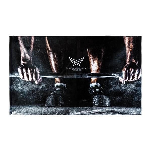 15" x 25" subli-plush velour sports-hand towel with sheared microfiber polyester... from ASI 90913 Terry Town