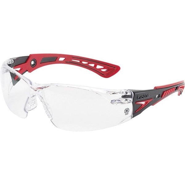 Bolle Rush Plus Temple RED Lens Clear... from ASI 89320 Starline USA Inc