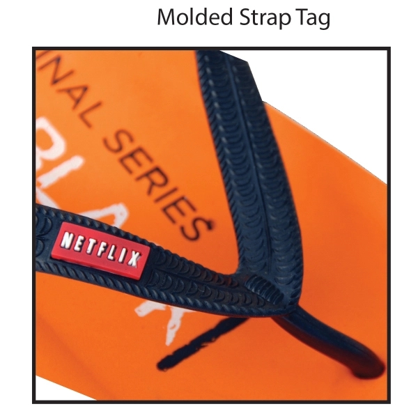 Flip flops made in China that feature a 55 mm PE/EVA... from ASI 73520 Neet Feet / Neet Feet