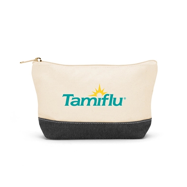 10 oz. cotton canvas cosmetics utility pouch with zippered closure and... from ASI 88060 Snugz/USA Inc / Sweda®