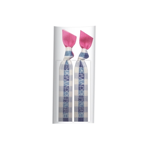 Hair Ties w/ White Backer card/cello - TWO pack... from ASI 80127 Quashies, LLC