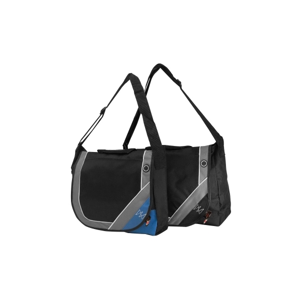 14" x 12" x 3.5" messenger bag with front pocket, side... from ASI 37980 Bagworld