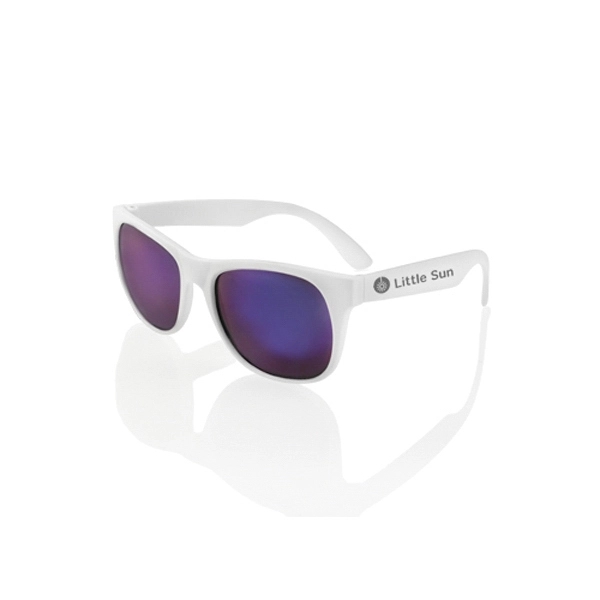 Polycarbonate sunglasses with mirrored lenses featuring UV 400 protection.... from ASI 39552 BEL Promo