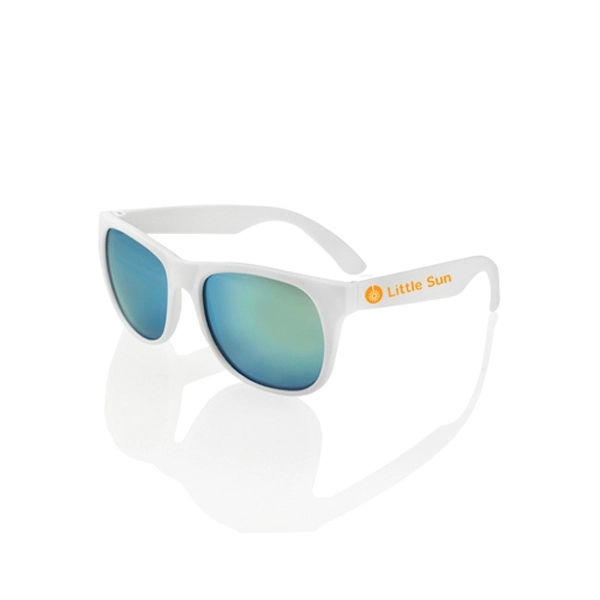 Polycarbonate sunglasses with mirrored lenses featuring UV 400 protection.... from ASI 39552 BEL Promo
