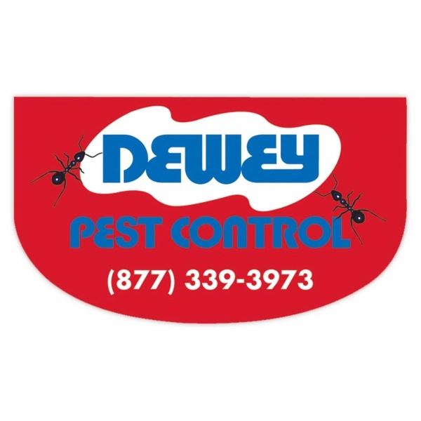 Customizable 3 x 3 1/2" shaped 4-mil thick vinyl adhesive labels... from ASI 59080 Halls & Company