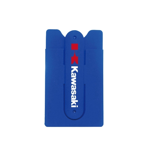 Silicone card wallet adheres to the back of any cell phone.... from ASI 34800 Alstar Creations / Alstar Line