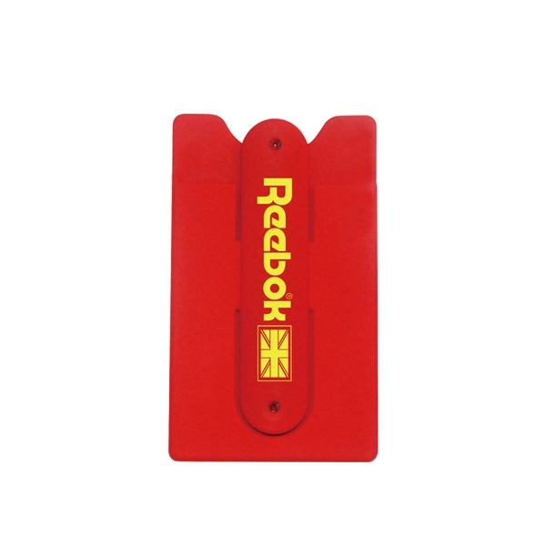 Silicone card wallet adheres to the back of any cell phone.... from ASI 34800 Alstar Creations / Alstar Line