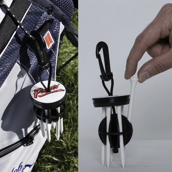 CaddyCap golf tee holder with a clip and six 2-3/4" or... from ASI 38120 Ball Pro / Diversified Quality Kitchenware