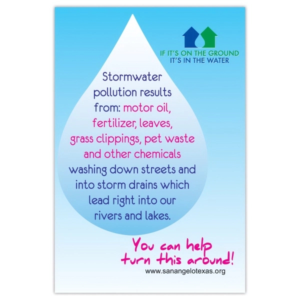 Extra-large rectangular 8-mil thick 3" x 5" vinyl static cling decal.... from ASI 59080 Halls & Company